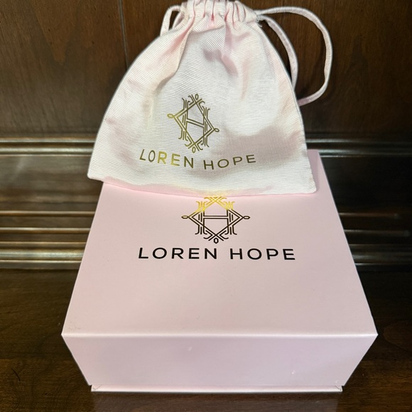 Loren Hope - Arista Slider Necklace In Crystal - 18k Gold Plated Over Brass - Picture 8 of 9